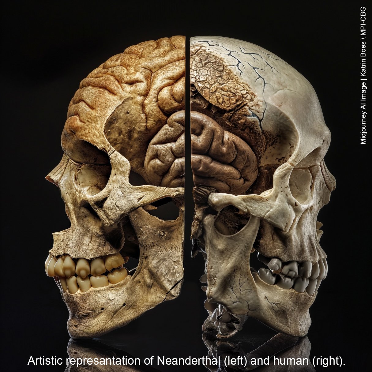 Die Entwicklung des menschlichen Gehirns – was uns vom Neanderthaler unterscheidet
